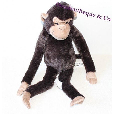 Peluche Singe IKEA Vralapa marron longues jambes 55 cm