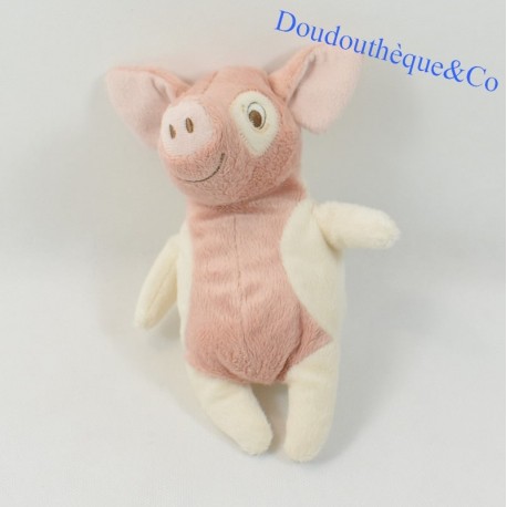 Peluche cochon IKEA Kelgris rose et blanc 18 cm