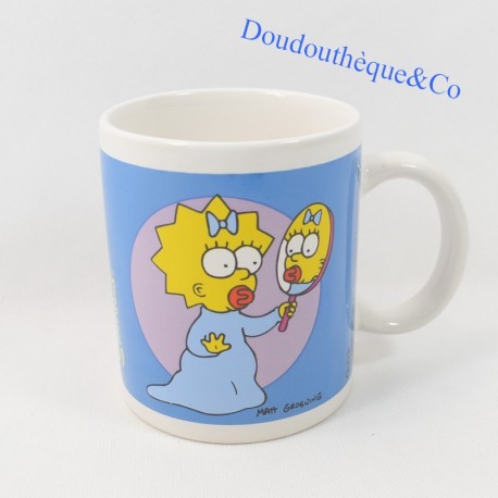 Tasse Maggie THE SIMPSONS Tasse blau QUICK 10 cm Tasse Maggie THE SIMPSONS Tasse blau QUICK 10 cm