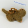 Trousse peluche castor IMPEXIT marmotte marron 27 cm