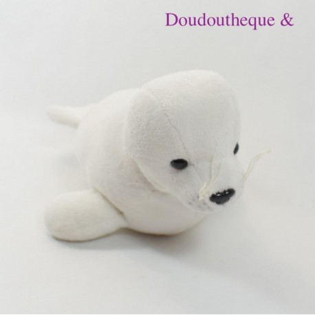 Peluche otarie phoque blanc