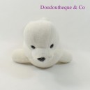 White seal sea lion plush