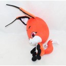 Peluche Trixx Kwami PLAYMATES Miraculous renard rouge 16 cm