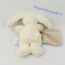 Doudou Taschentuch Kaninchen BABY NAT' Umarmt Taschentuch und Bauchmaulwurf 20 cm
