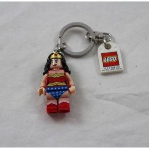 Porte clés mini figurine Wonder Woman LEGO Super Heroes 4.5 cm