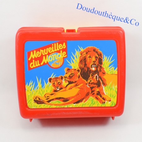 Carte MERVEILLES DU MONDE Nestlé n° 112 LE LION Image Chocolat