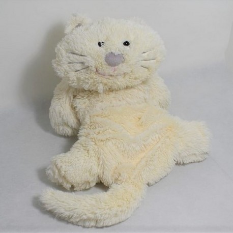 Peluche Katze ETAM beige Bereich Pyjamas doudou Heißwasserflasche 53cm