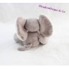 Mini plush elephant NATTOU Bubbles gray rattle Bell 15 cm