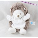 Doudou puppet hedgehog TEX BABY brown white 23 cm