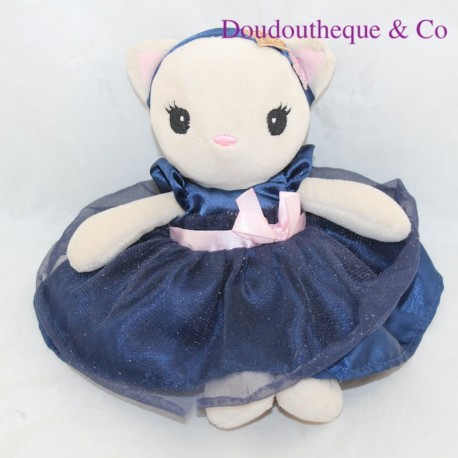 Plush cat H&M blue tutu dress