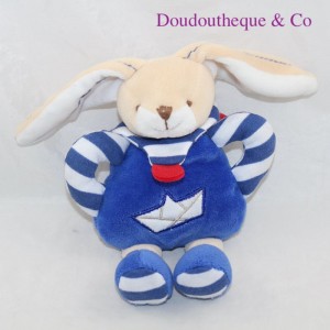 Doudou rattle rabbit DOUDOU AND COMPANY Marin