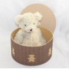 OurS HISTORY Bear Doudou dined beige long hair 26 cm