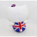 Peluche Hello Kitty TY Beanie Babies drapeau Anglais 15 cm