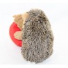 Hedgehog advertising plush 6CURE secure your business red apple 16 cm