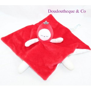 Doudou flache Puppe OBAIBI Tomaten Erdbeere rot