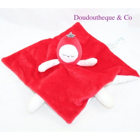 Doudou flache Puppe OBAIBI Tomaten Erdbeere rot