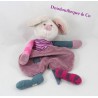 Piatto Doudou mouse BUKOWSKI viola verde rosa grigio 25 cm