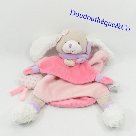 Doudou Puppenhund DOUDOU ET COMPAGNIE Noopette rose DC3083 30 cm