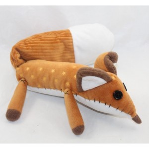 Peluche renard PIOUPIOU & MERVEILLES Le Petit Prince marron 47 cm