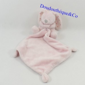 Doudou Kaninchen VERTBAUDET rosa Taschentuch Simba Toys Benelux 34 cm