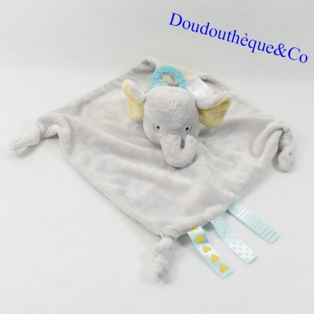 Flat elephant doudou Tommee Tippee Ernie the Grey Elephant 28 cm