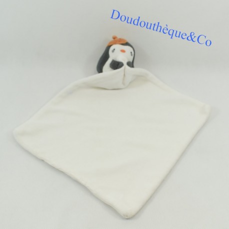 Doudou flacher Pinguin DPAM Des gleichen Taschentuchs Doudou flacher Pinguin DPAM Des gleichen Taschentuchs