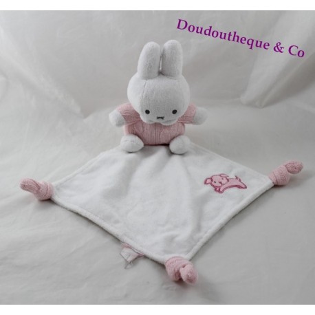 DouDou maglieria Miffy rosa di coniglio piatto bianco cane 40 cm