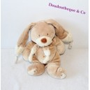 NICOTOY Bastien braun beige Kaninchen Kuscheltier