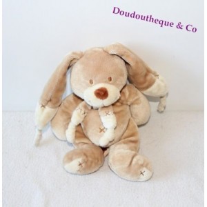 NICOTOY Bastien braun beige Kaninchen Kuscheltier