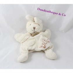 Doudou puppet rabbit DOUDOU AND COMPANY organic white cotton
