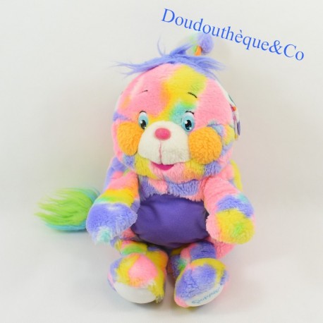 Peluche Popples MATTEL mauve rose vintage 1986 - SOS doudou