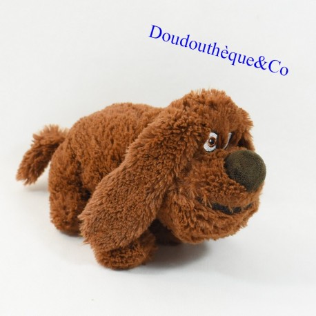 Perro de peluche Duke Comme Des Bêtes, la vida secreta de las mascotas sentado 14 cm