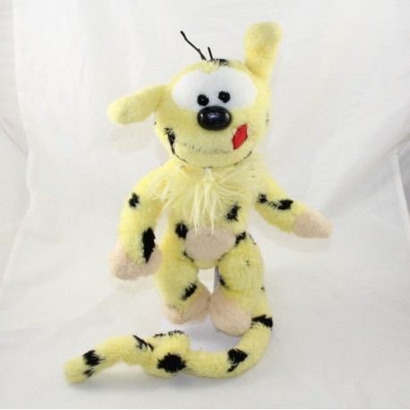 Peluche vintage Marsupilami AJENA NOUNOURS 1988 jaune tâches noir 30 cm