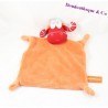Cow flat Doudou ORCHESTRA orange red crab 25 cm