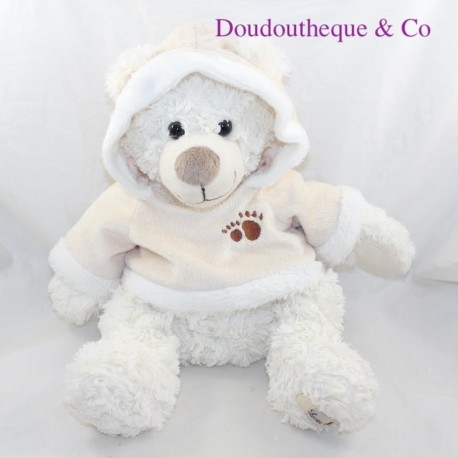Teddybär LOUISE MANSEN Sweatshirt beige Aufdrucke Teddybär LOUISE MANSEN Sweatshirt beige Aufdrucke