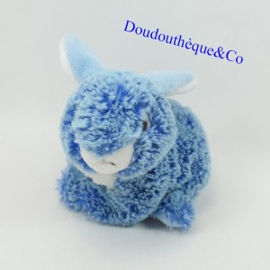 Conejo de felpa CREACIONES DANI azul moteado pelo largo 12 cm