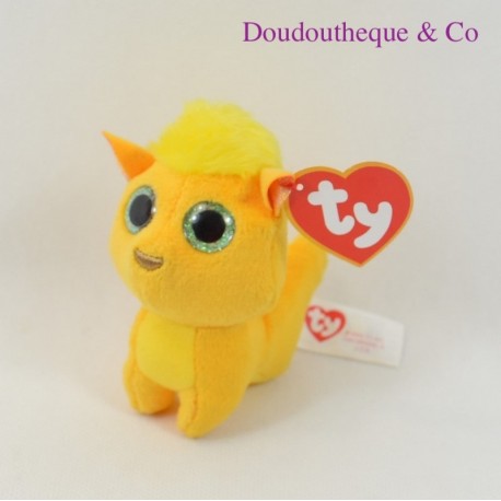 Mini plush creature Wulong TY Mcdonald s big yellow eyes 10 cm