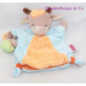 Doudou marionnette vache NATTOU Little Garden