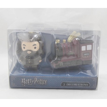 Harry Potter DECORACIÓN FIR WARNER BROS Primark Hagrid y tren de adornos de resina