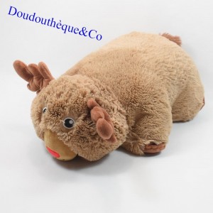 Reno de felpa EDISON INTERNATIONAL almohada cojín marrón mascotas 43 cm