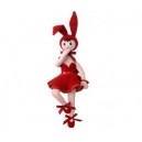 Plush doll Ruby SEPHORA red rabbit Christmas 2008