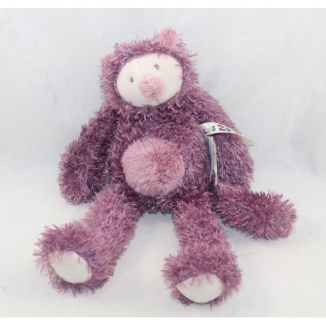 Doudou Mia Katze MOULIN ROTY Les Zazous lila 24 cm