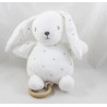 Musical plush rabbit SIMBA TOYS KIABI white gray stars 20 cm