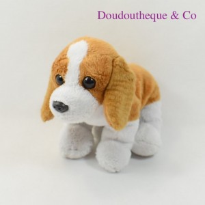 Peluche beagle chien GIPSY marron blanc