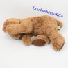 Teddy bear LES PETITES MARIE brown sleeping 30 cm