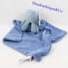 Doudou flat octopus BEBE DOUCEUR blue handkerchief 48 cm