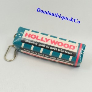 Porte clés HOLLYWOOD distributeur de chewing-gum 10 cm