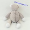 Mustela MUSTI teddy bear grey and pink 28 cm