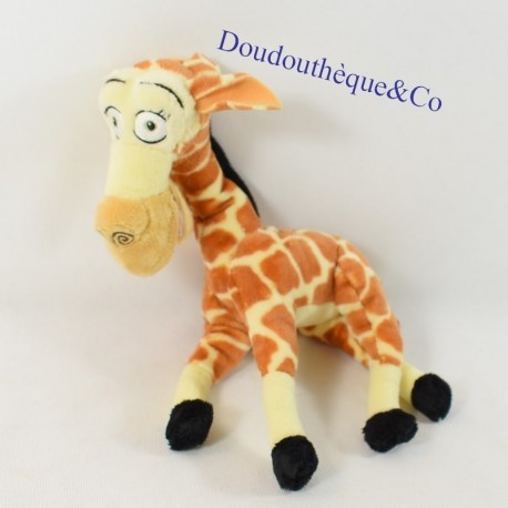 Peluche Melman giraffa DREAMWORKS HEROES Madagascar 2 marrone beige 24 cm