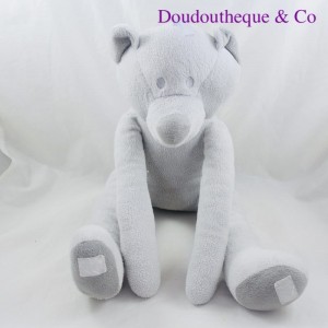 Peluche ours KING BEAR gris